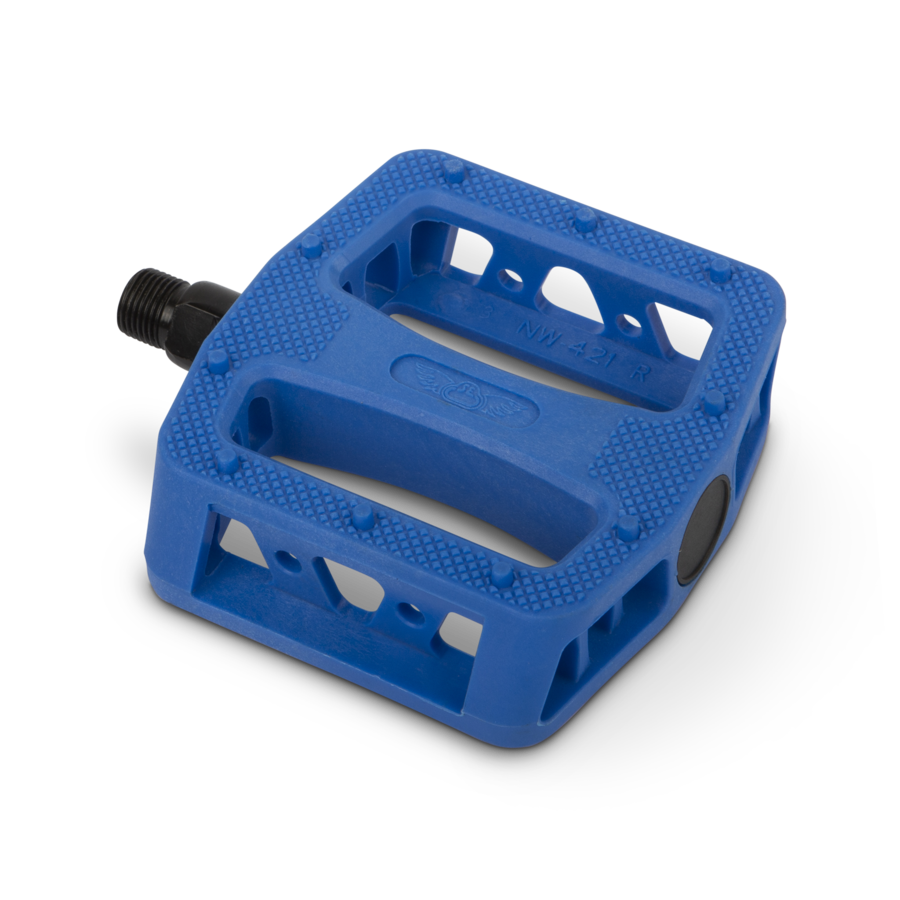 Blue bmx outlet pedals