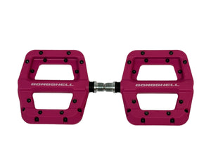Plastic Flat pedals in different colors