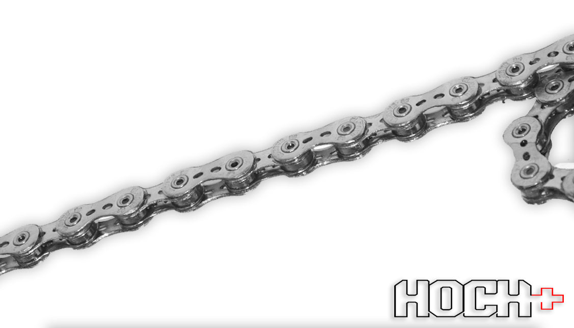 Hoch+ hollow link chain gold – Peddlepower BMX