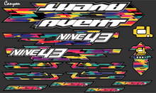 Load image into Gallery viewer, NINE43 FRAME DECALS SET
