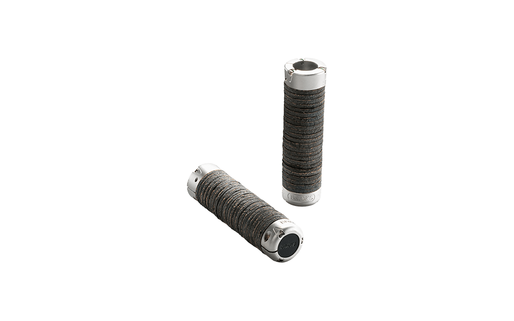 Brooks Plump Leather Grips: Adjustable & Hardwearing Grips